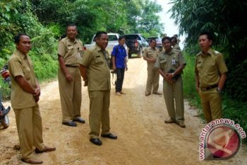Bupati Barut Tinjau Jalan Tembus ke Pedalaman 