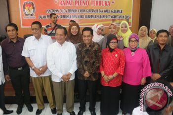 Longki/Sudarto Kembali Ditetapkan Jadi Gubernur Sulteng 