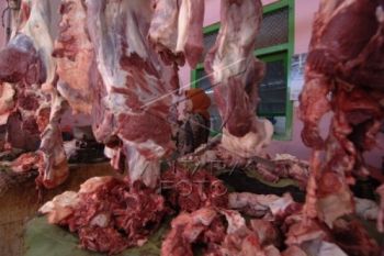 Penjualan daging sapi diGunung Kidul turun 
