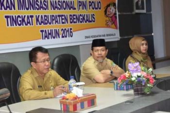 Pemkab Bengkalis Ajak Masyarakat Sukseskan PIN  Polio Maret Mendatang