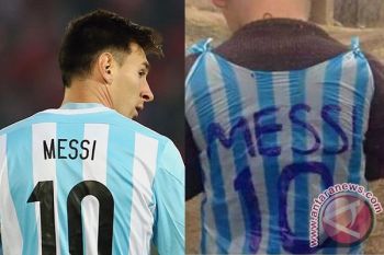 Messi ingin temui bocah kostum kantong plastik 