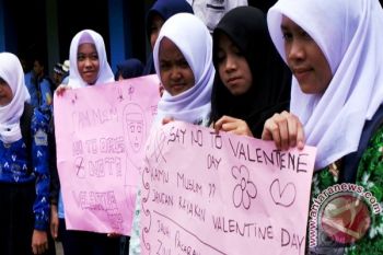 Pelajar Sampit Kampanyekan Tolak Perayaan Valentine 