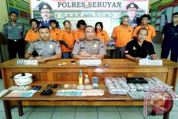Polres Seruyan Berhasil Tangani 25 Kasus Narkoba 