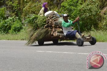 Angkutan Tradisonal Becak lawu