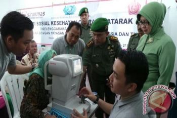 1.012 Warga Datangi Kodim Ikut Operasi Katarak 