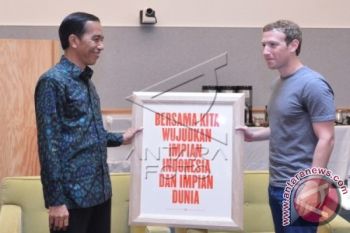 Presiden Kunjungi Facebook dan Google