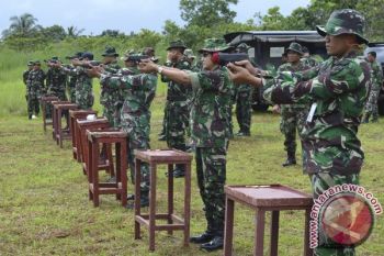 Latihan Menembak Dipadu Ilmu Peta 