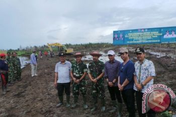 TNI Mulai Cetak Sawah di Teluk Sampit
