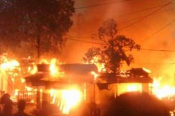 8 Unit Rumah Terbakar di Indragiri Hilir Subuh Tadi