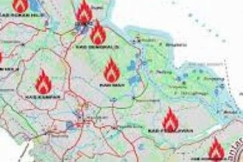 Kembali Bermunculan Titik Panas Riau, 7 Titik Api Terindikasi Kebakaran