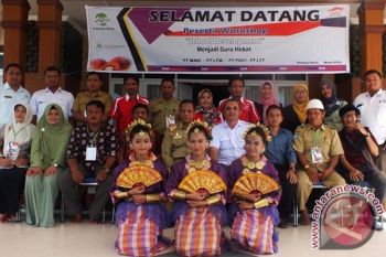 Workshop "Menjadi Guru Hebat" digelar di Mamuju Utara