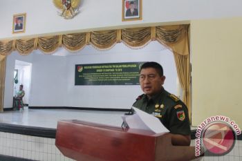 Korem sosialisasi pembinaan Netralitas TNI dalam Pemilukada 