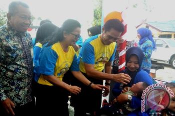 Wakil Bupati Barito Utara Canangkan PIN Polio