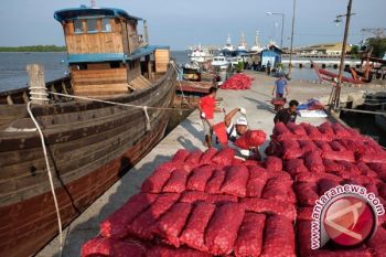 16 Ton Bawang Merah Asal India Diamankan Brimob Polda Sumut