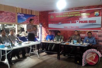 Polres Sinjai rakor Operasi Bersinar