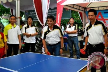 Bupati Barut Buka Kejuaraan Tenis Meja