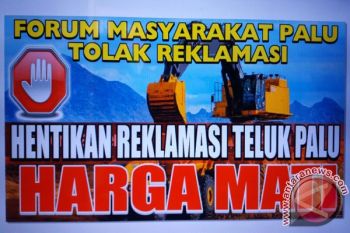 Warga Lima Kelurahan Di Palu Tolak Reklamasi 