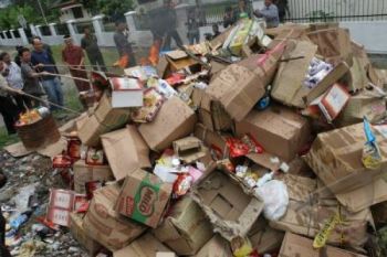 Produk Ilegal Senilai Rp2,2 Miliar Dimusnahkan