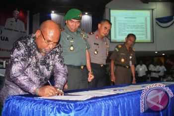 Forkompinda Papua sepakati pakta integritas pelarangan minuman beralkohol 