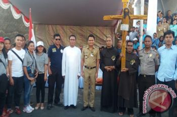 Salib IYD singgah di Minahasa Tenggara