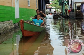 Muara Teweh Kembali Dilanda Banjir Luapan Sungai Barito