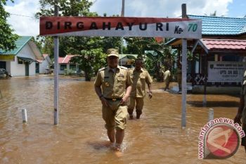 Sejumlah Desa Terendam Banjir Di Barsel 