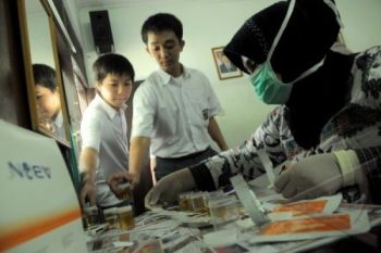 Ratusan Siswa SMAN 3 Semarang Dicek Narkoba