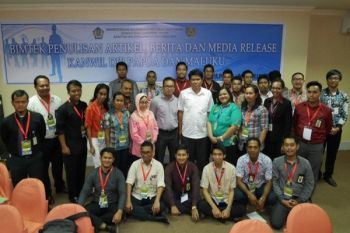 Peserta Bimtek Jurnalistik Kanwil DJP Papua-Maluku