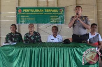 TNI-Polri Tingkatkan Pemahaman Bela Negara di Daerah Operasi Tinombala