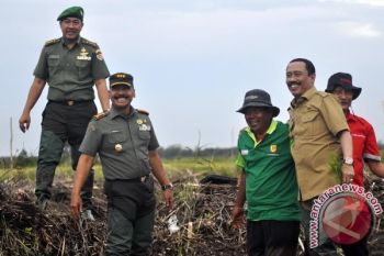 Danrem 102/Panju-Panjung: Lahan Cetak Sawah Jangan Beralih Fungsi