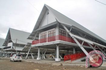 Pembangunan Pasar Phaara Sentani capai 50 persen