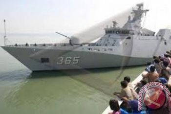 Fregat KRI Frans Kaisiepo-368 Dukung Latihan Perkasa-C di Aceh