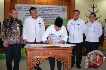 Palangka Raya-LAN Tandatangani MoU Peningkatan Kualitas ASN