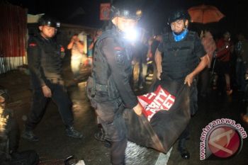 Gegana Amankan Tas Mencurigakan di Semarang
