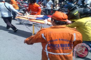 Keluarga Korban Kebakaran Kawasan Pecinan Pontianak Mengungsi 