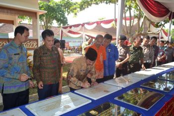 Wali Kota Bandarlampung Resmikan Infrastruktur Dan Gedung  