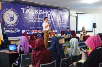 Hima MA -Inkubitek Darmajaya Sukses Gelar Talkshow Entrepreneur