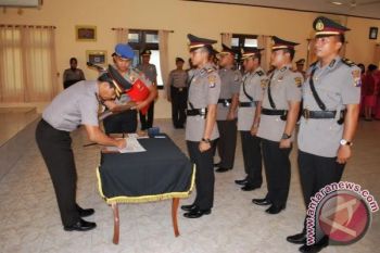 Polres Barito Utara Mutasi Sejumlah Perwira 