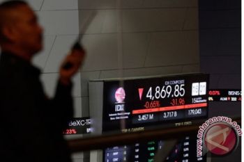 IHSG Dibuka Turun Tipis 2,11 Poin