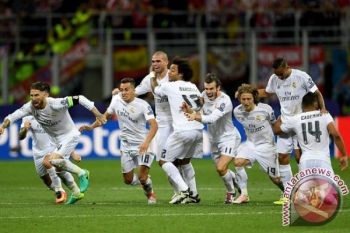 Menang Adu Penalti 5-3 Atas Atletico, Madrid Juara Liga Champions 2016