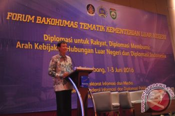 Masyarakat bisa jadi agen diplomasi 