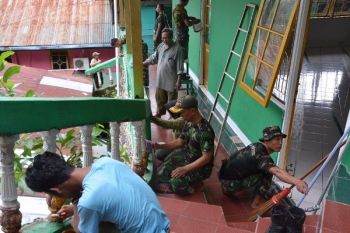 Pendam Cenderawasih benahi masjid jelang Ramadhan