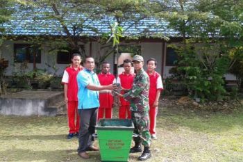Satgas Pamtas RI-PNG dorong pelajar lestarikan lingkungan