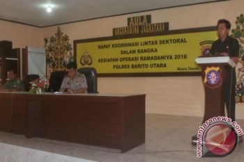 Polres Barito Utara Rakor Kesiapan Operasi Ramadaniya 