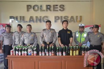 Polres Pulpis Sita Miras Dari Tempat Hiburan