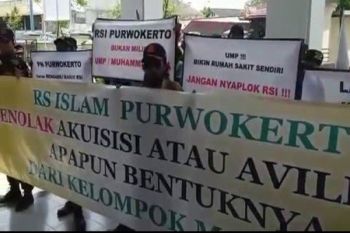 Karyawan RS Islam Purwokerto mogok 