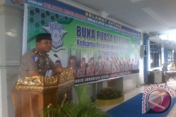 Ditlantas Sulut buka puasa dengan anak yatim 