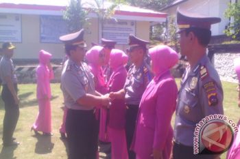 21 Perwira Polres Tanah Datar Naik Pangkat pada HUT Bayangkara