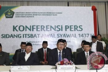 Menag: Hari Idul Fitri Jatuh pada Rabu, 6 Juli