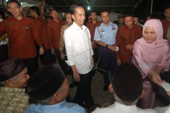 Presiden Jokowi Tiba di Solo
